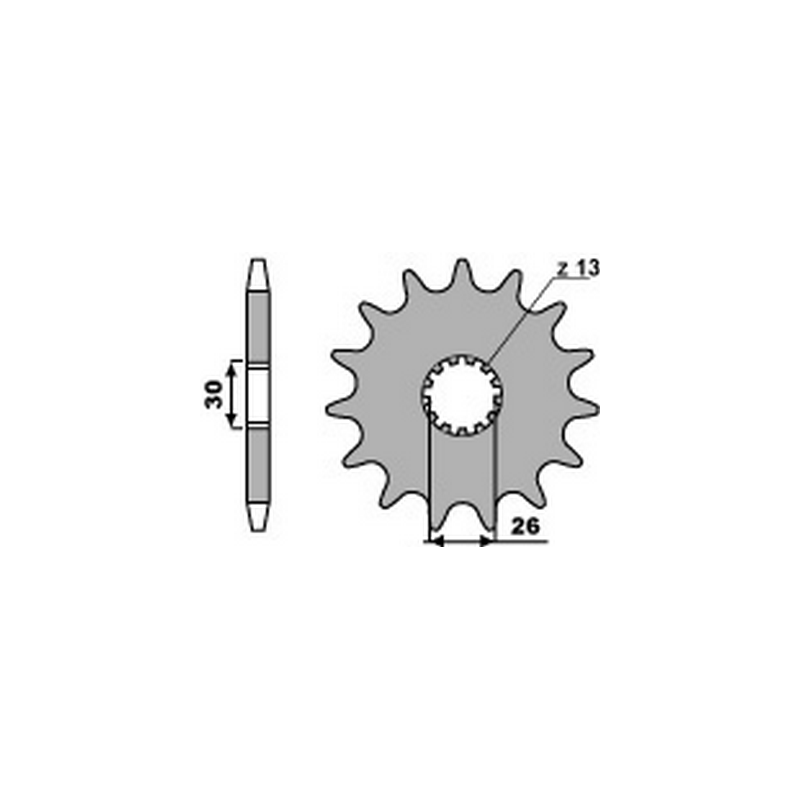 PBR Chain sprocket 530 46000096