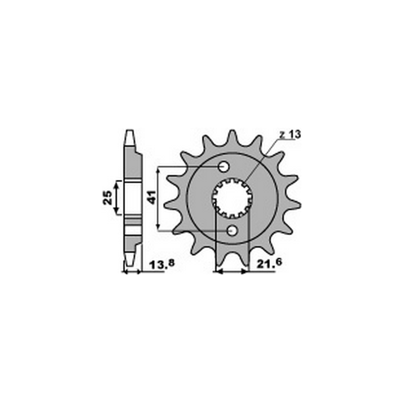 PBR Chain sprocket 525 46000064