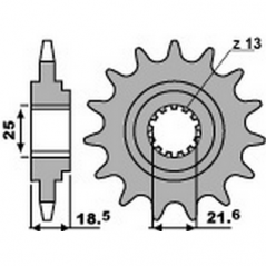 PBR Chain sprocket 520 46000178VAR