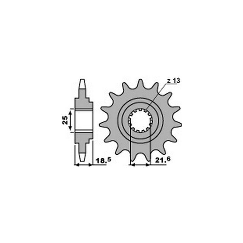 PBR Chain sprocket 520 46000178VAR