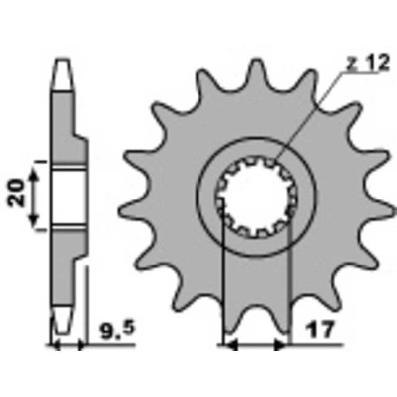 PBR Chain sprocket 428 4080002913