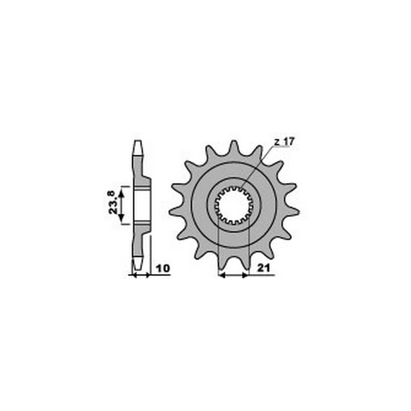 PBR Chain sprocket 520 46000021
