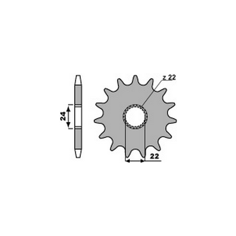 PBR Chain sprocket 520 46000201VAR