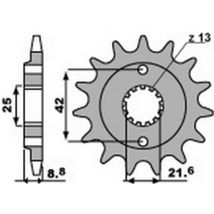 PBR Chain sprocket 520 46000142