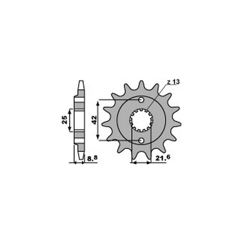 PBR Chain sprocket 520 46000142