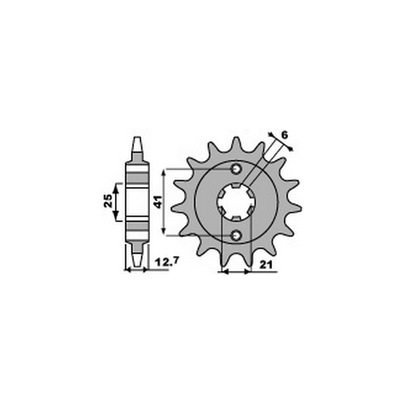 PBR Chain sprocket 530 46000196