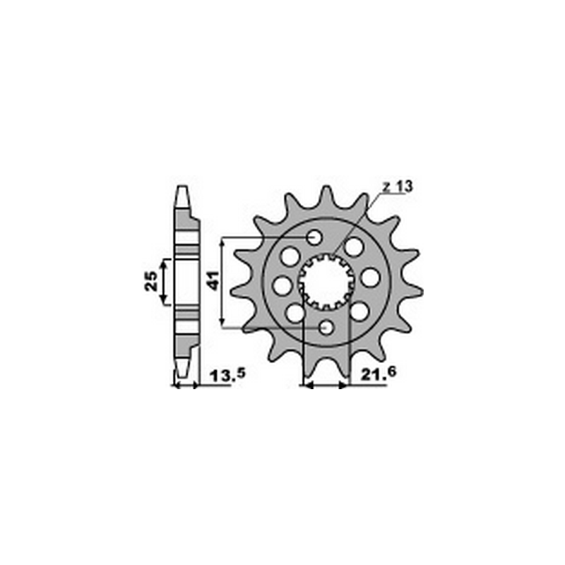 PBR Chain sprocket 520 464209914