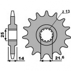 PBR Chain sprocket 525 46000063