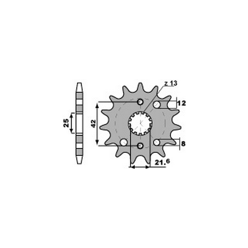 PBR Chain sprocket 530 46000174
