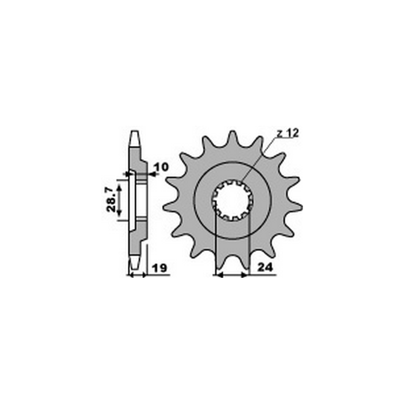 PBR Chain sprocket 530 46000072