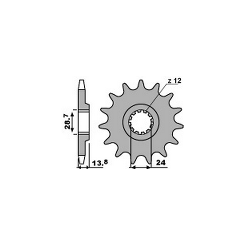 PBR Chain sprocket 530 46000080