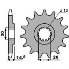 PBR Chain sprocket 630 46000090