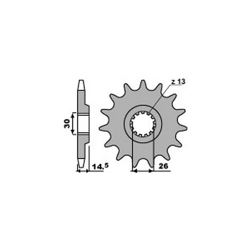 PBR Chain sprocket 630 46000090