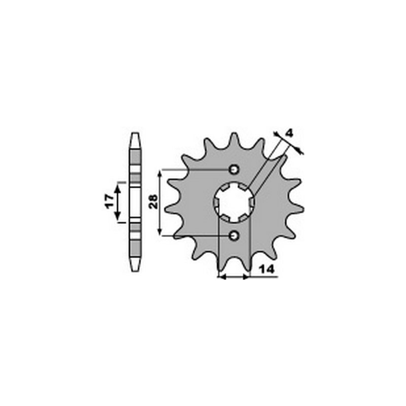PBR Chain sprocket 420 46000091