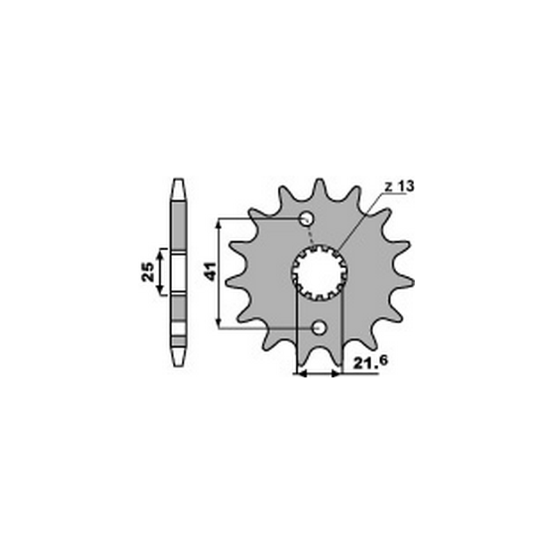 PBR Chain sprocket 520 46000092VAR