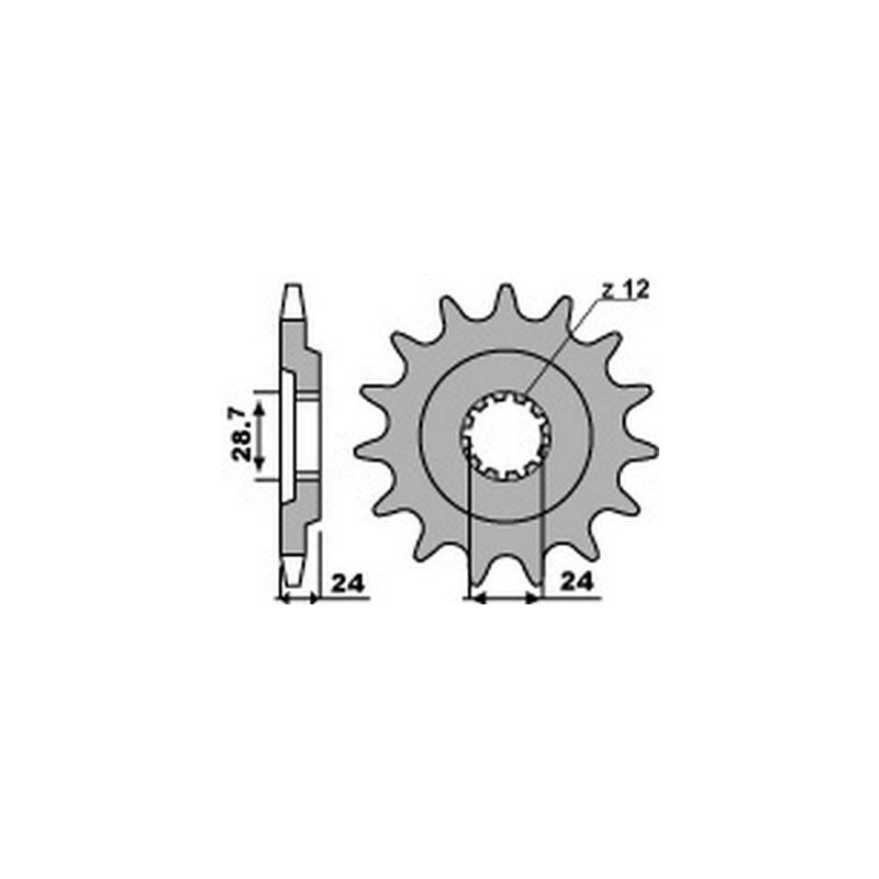 PBR Chain sprocket 530 46000101