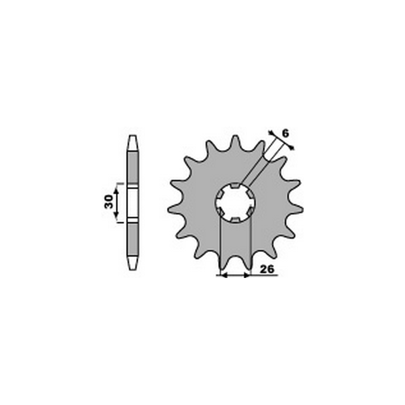 PBR Chain sprocket 530 46000110VAR