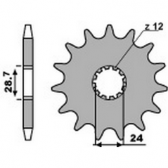 PBR Chain sprocket 530 46000167
