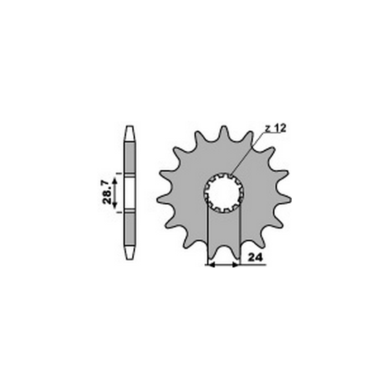 PBR Chain sprocket 530 46000167