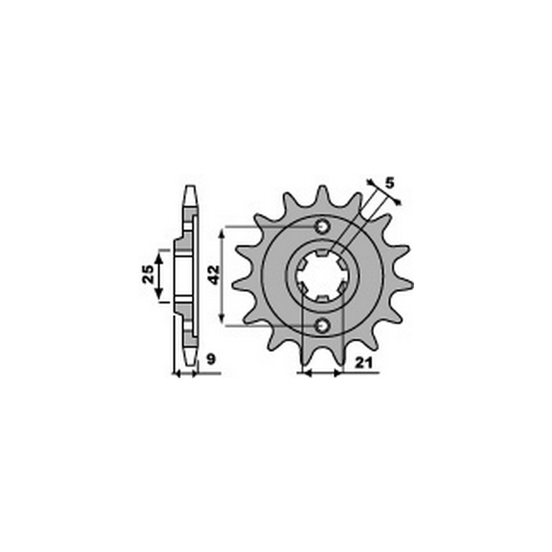 PBR Chain sprocket 428 46000145