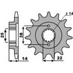 PBR Chain sprocket 530 46000146