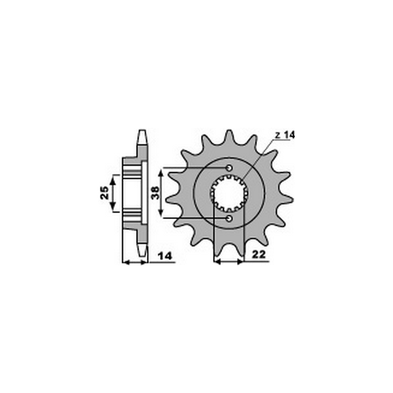 PBR Chain sprocket 530 46000146