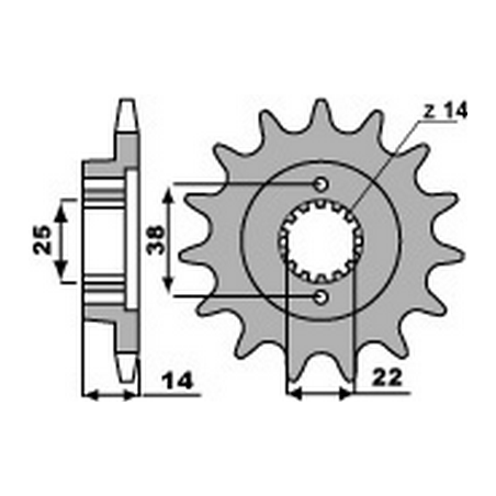 PBR Chain sprocket 530 46000146