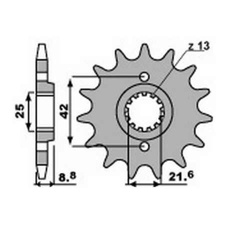 PBR Chain sprocket 520 46452315