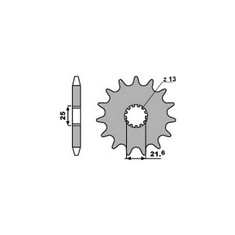 PBR Chain sprocket 630 46000216