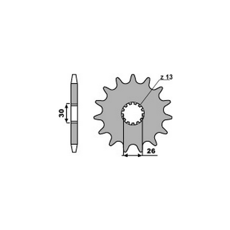 PBR Chain sprocket 525 46000181