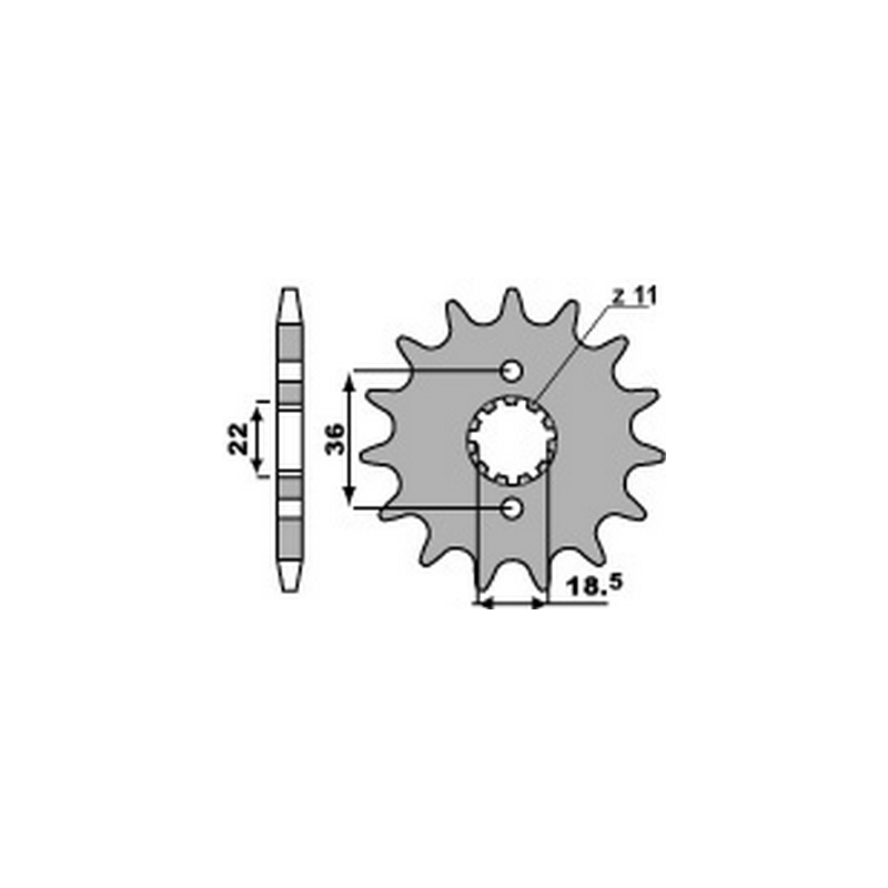 PBR Chain sprocket 520 46000163