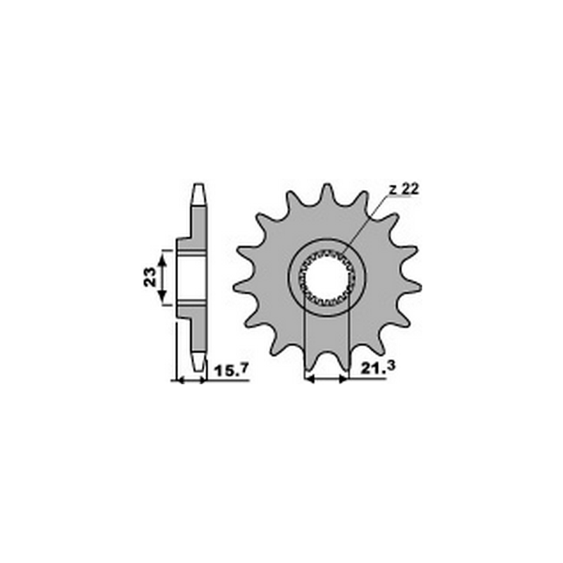 PBR Chain sprocket 520 46000164