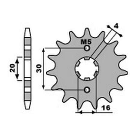 PBR Chain sprocket 428 464217713