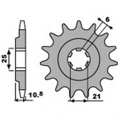 PBR Chain sprocket 530 46000176