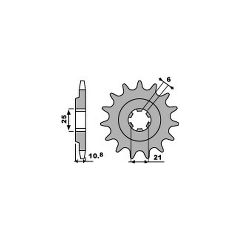 PBR Chain sprocket 530 46000176