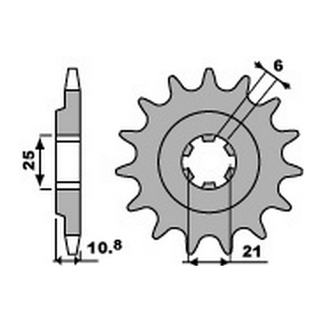 PBR Chain sprocket 530 46000176