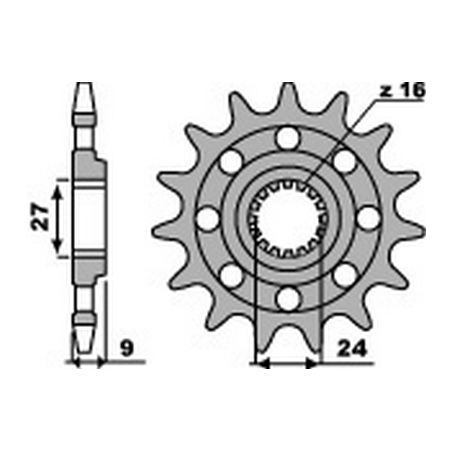 PBR Chain sprocket 520 46000219