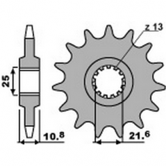 PBR Chain sprocket 525 46000229VAR