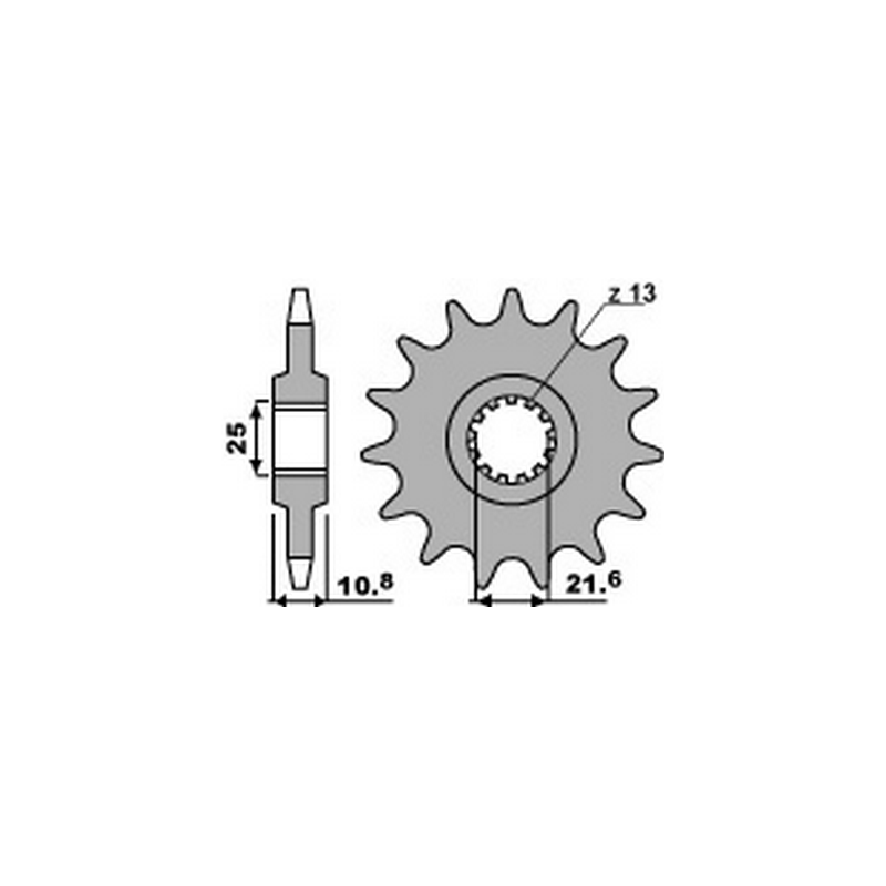 PBR Chain sprocket 525 46000229VAR
