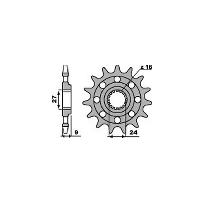 PBR Chain sprocket 520 46000277VAR