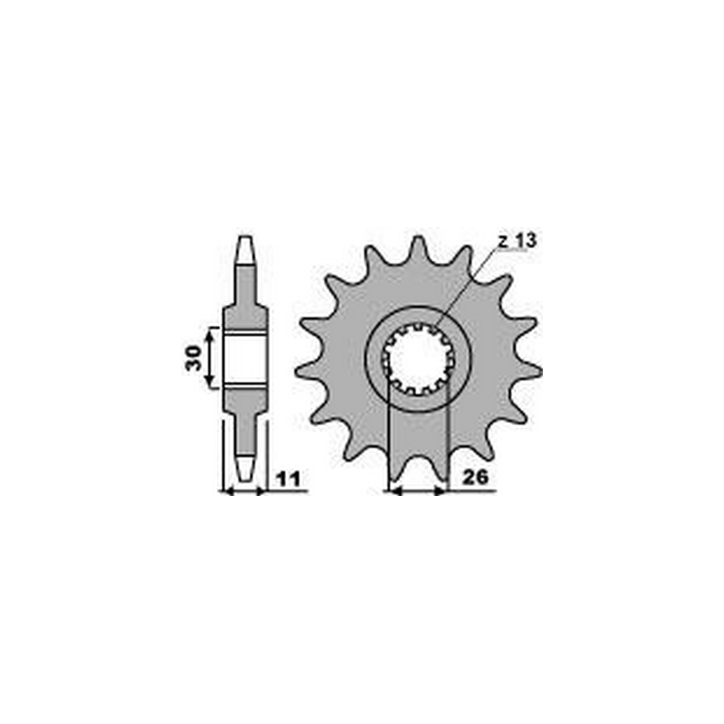 PBR Chain sprocket 525 46209115