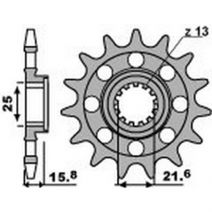 PBR Chain sprocket 520 46209304VAR