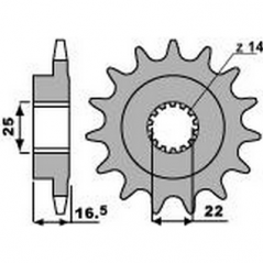 PBR Chain sprocket 525 46211415VAR