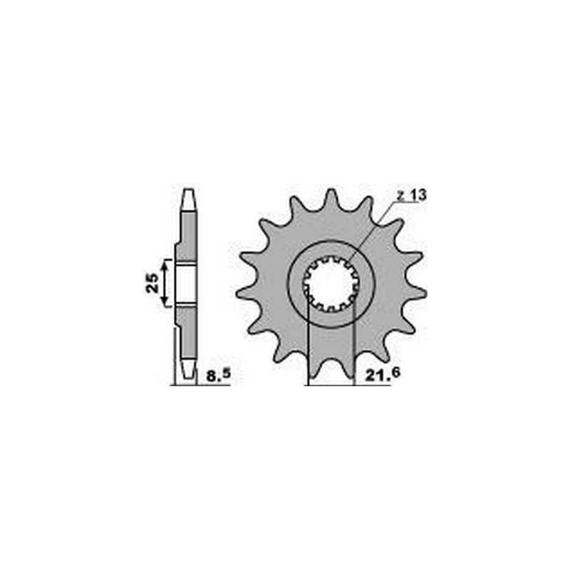 PBR Steel chain sprocket 46213714