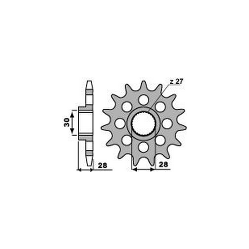 PBR Chain sprocket 525 46214818