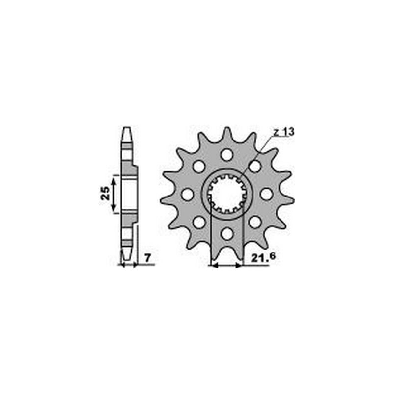 PBR Chain sprocket 520 46216715