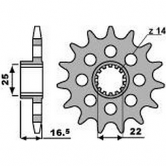 PBR Chain sprocket 520 46217114