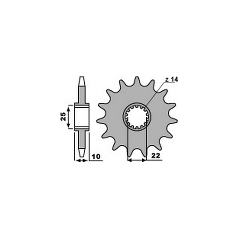 PBR Chain sprocket 520 464207013