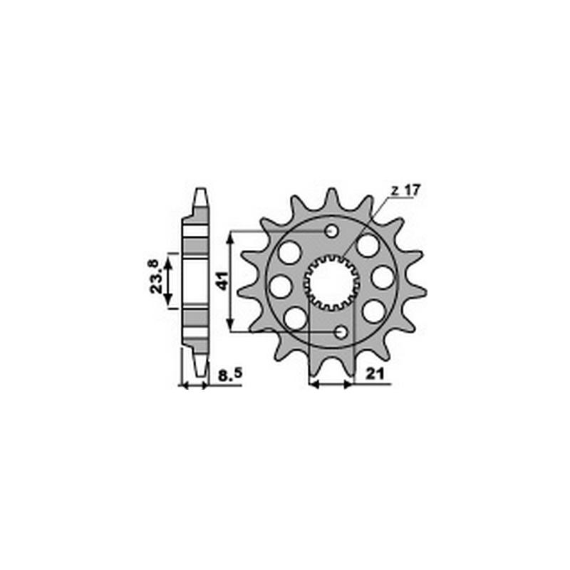 PBR Chain sprocket 520 464207115