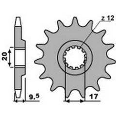 PBR Chain sprocket 428 464208414